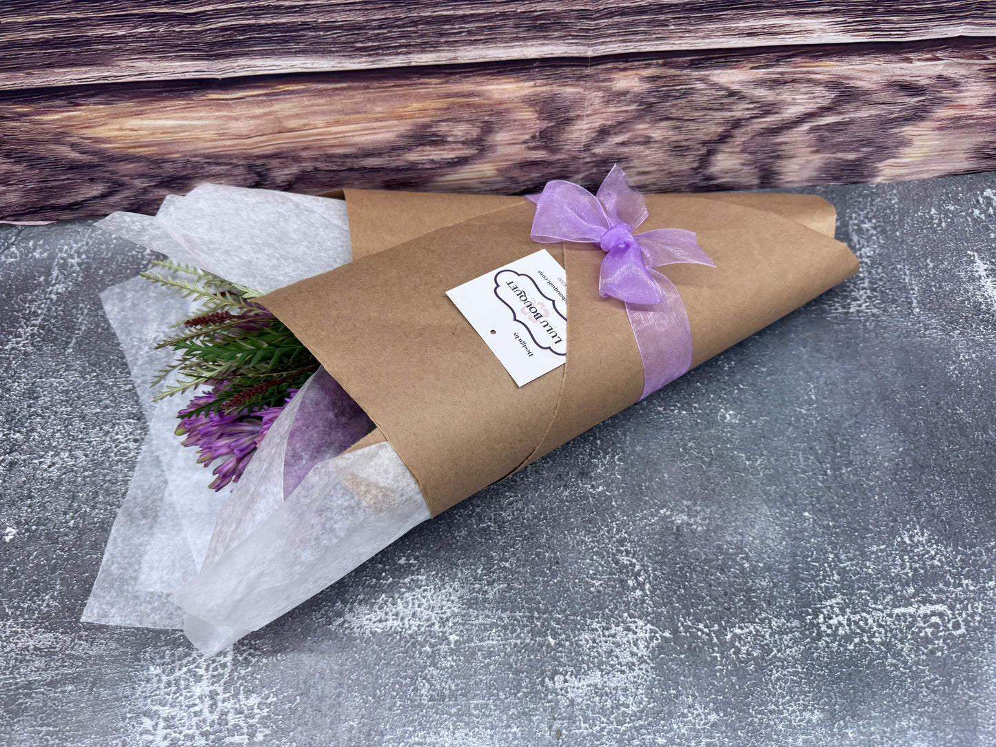 Hyacinth hand-tied bouquet