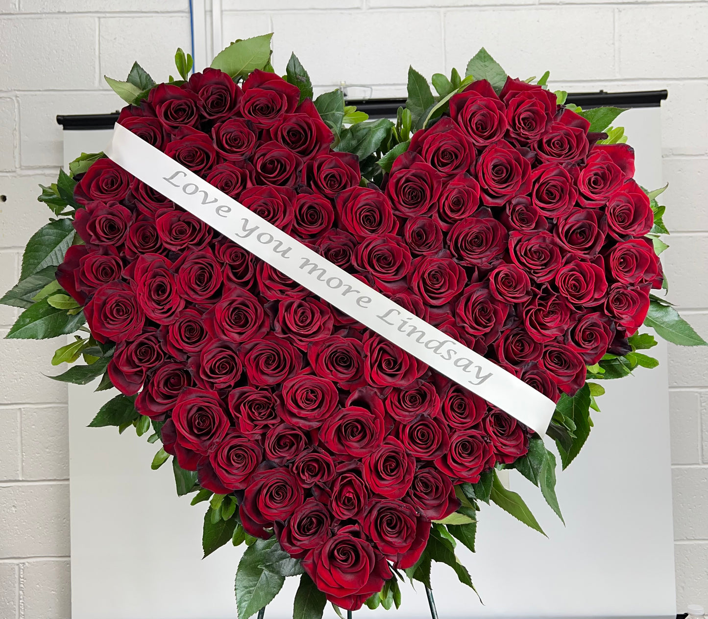 Sympathy Full Heart Standing Spray