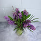 Hyacinth hand-tied bouquet