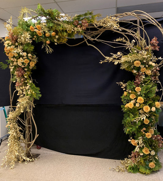 Wedding Arch flowers arrangement